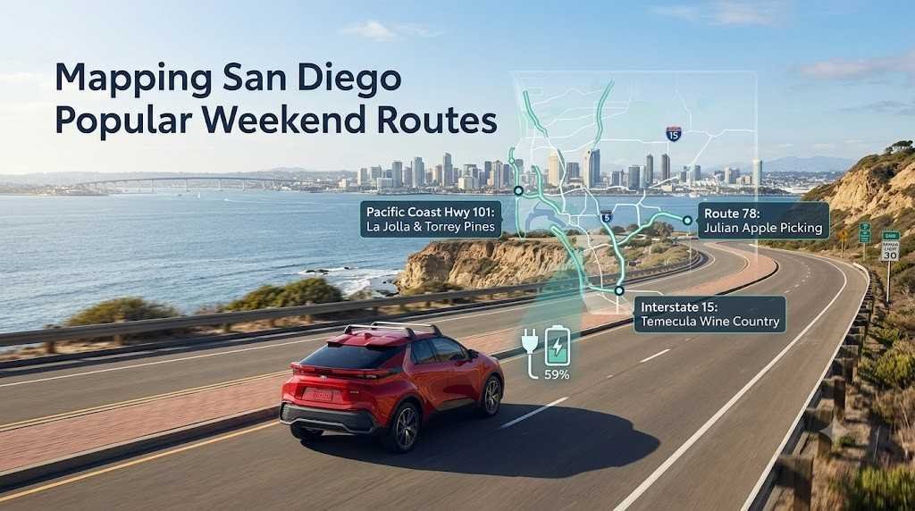 Mapping San Diego's Popular Weekend Routes